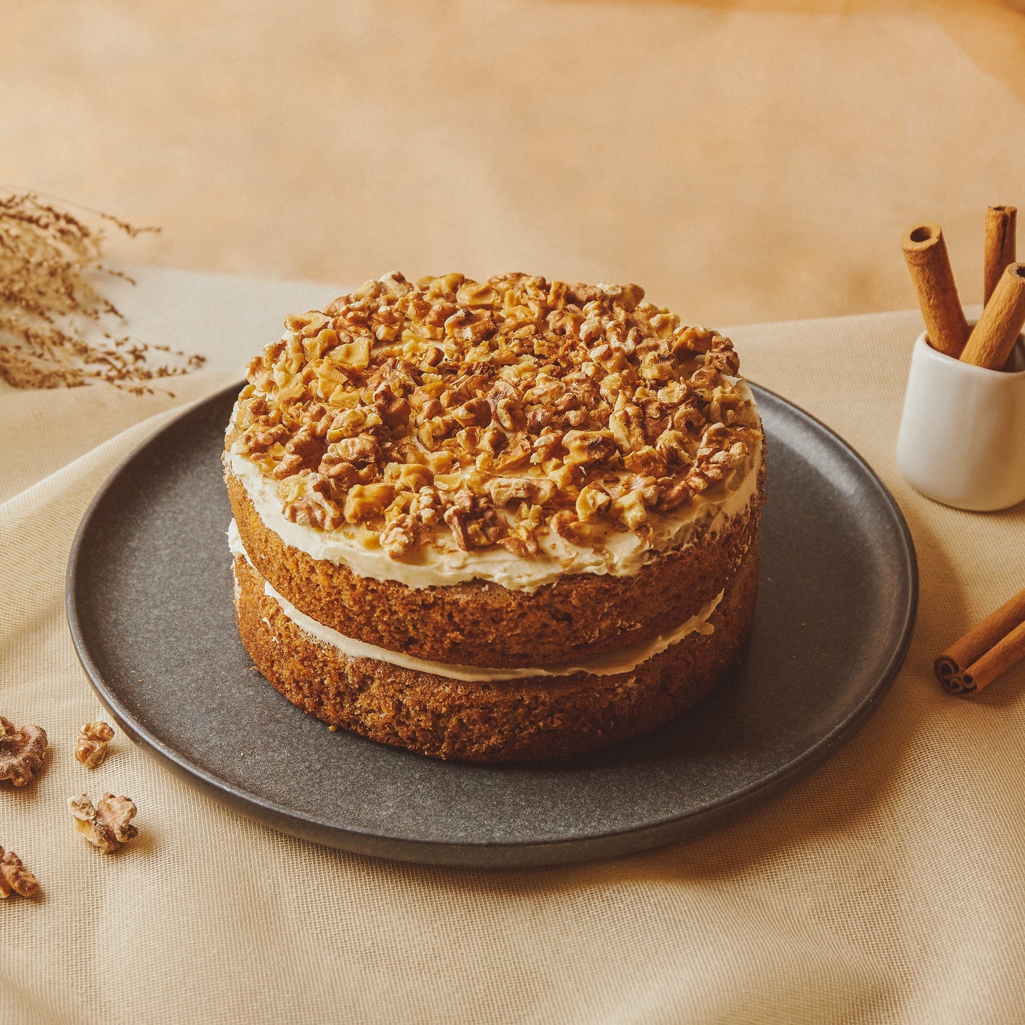 Spiced Carrot Cake & Walnut